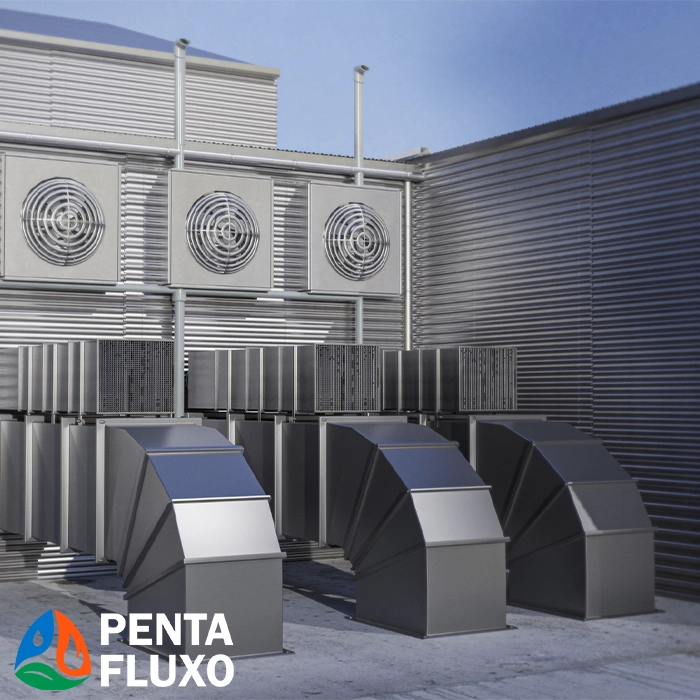 Fixação e ligação de radiadores térmicos