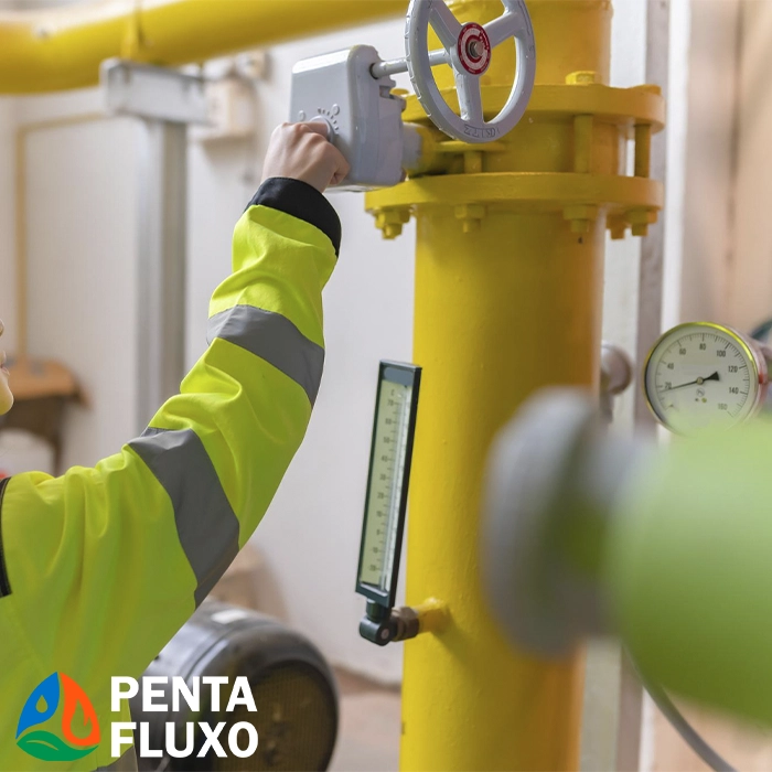 Manutenção de gás térmico