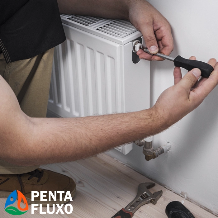 Serviço de aquecimento a gás térmico
